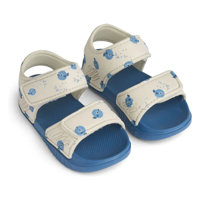 Sandales Blumer Poisson-Globe | Bleu