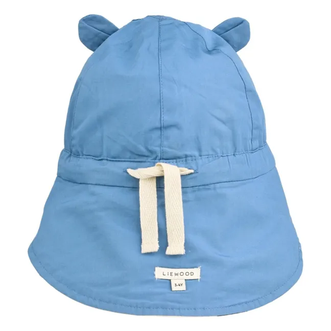 Gorm Bateaux Organic Cotton Reversible Cap | Blue