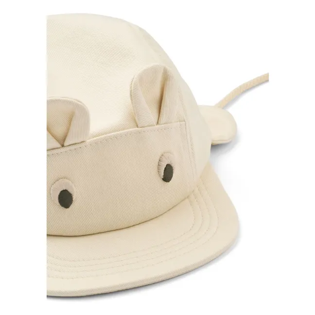 Organic Cotton Opal Ear Cap | Ecru