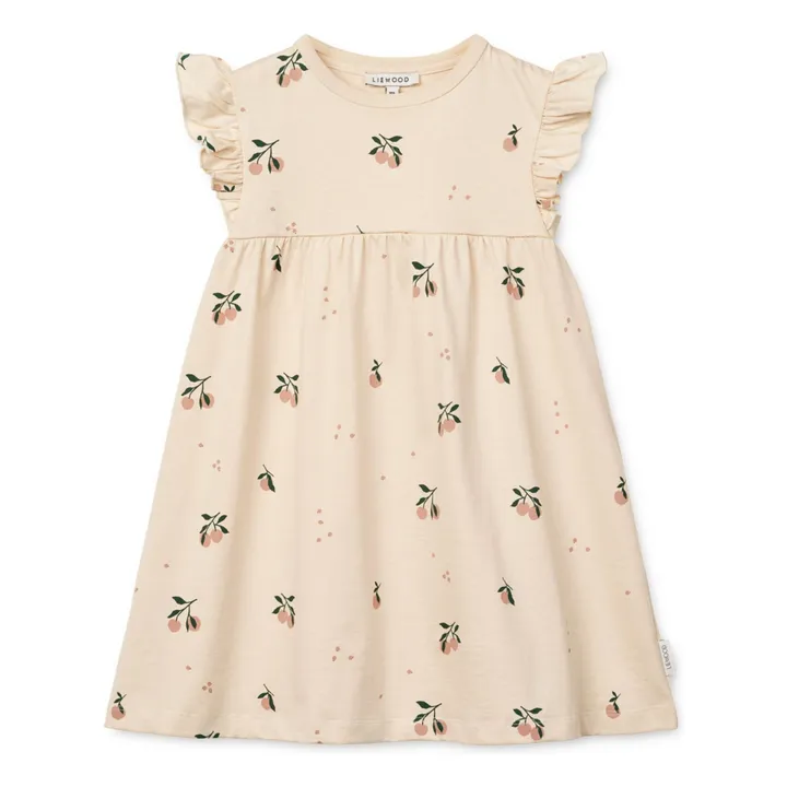 Vestido de algodón ecológico Neveah Peach | Crudo- Imagen del producto n°0