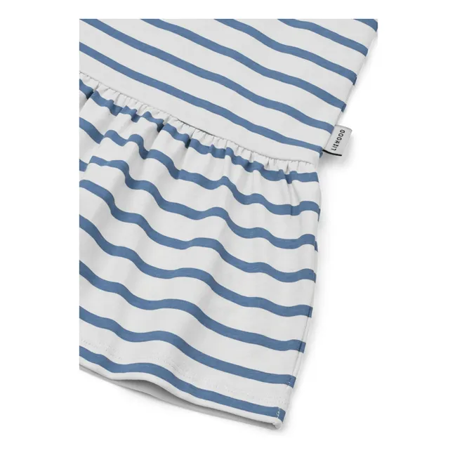 Robe Madden Rayée Coton Bio | Bleu