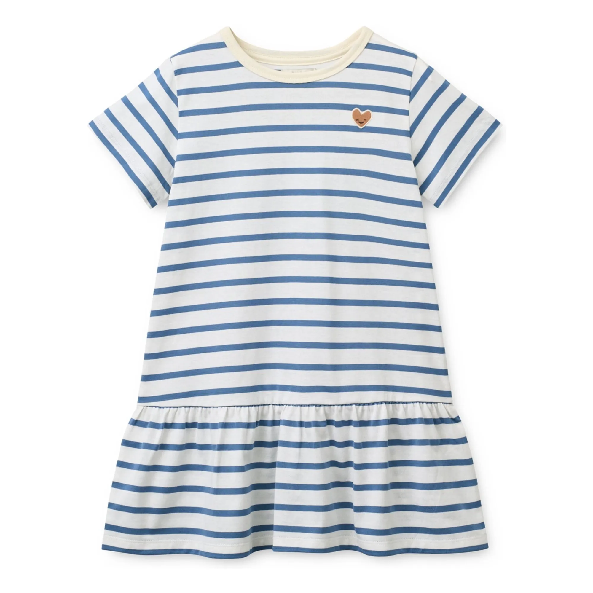 Liewood Blue Madden Striped Organic Cotton Dress