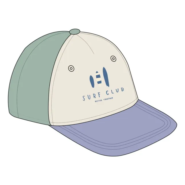 Della Surf Club organic cotton cap | Green