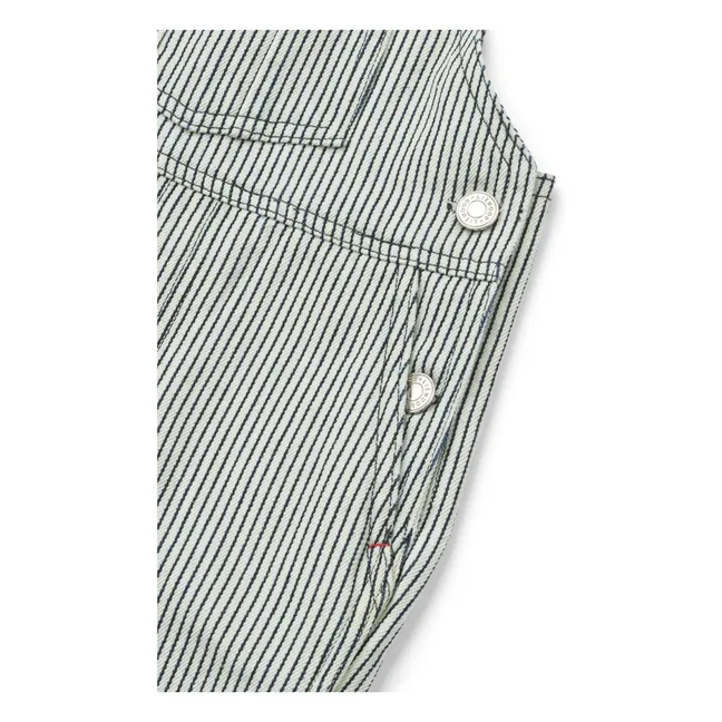Salopette Denim Delani Rayée | Bleu marine
