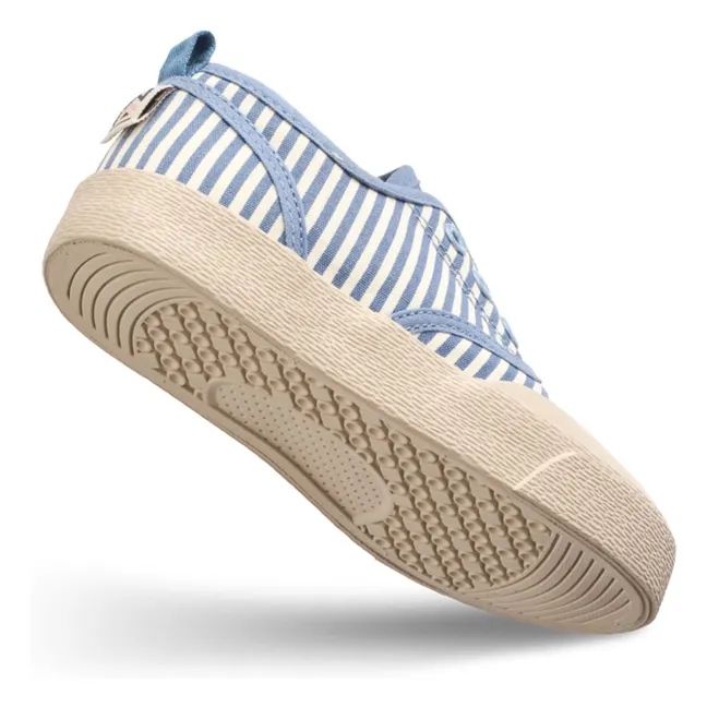 Baskets Danilo Rayées | Bleu