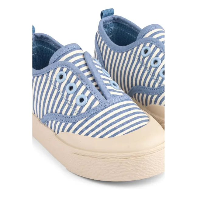 Zapatillas de rayas Danilo | Azul