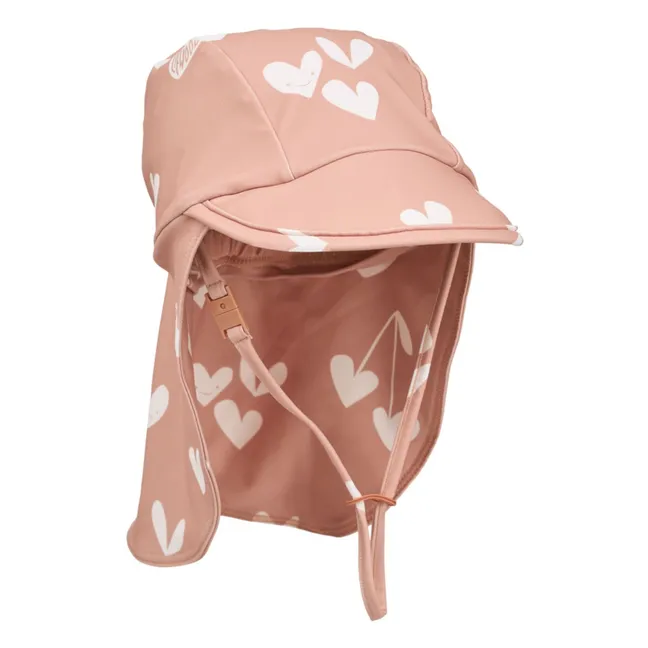 Gorro con protección UV Cecilia Hearts | Rosa