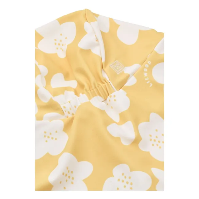 Chapeau Anti-UV Cecilia Fleuri | Jaune
