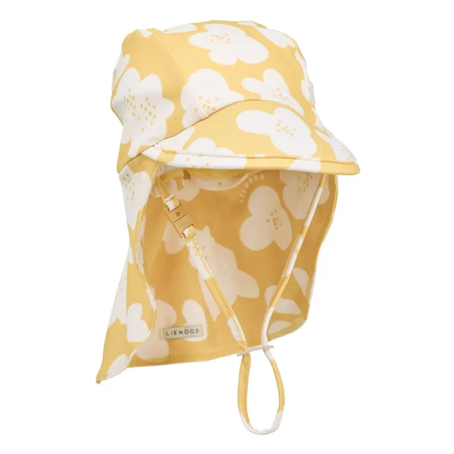 Chapeau Anti-UV Cecilia Fleuri | Jaune