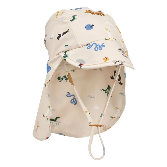 Cecilia Animal UV Protection Hat | Ecru