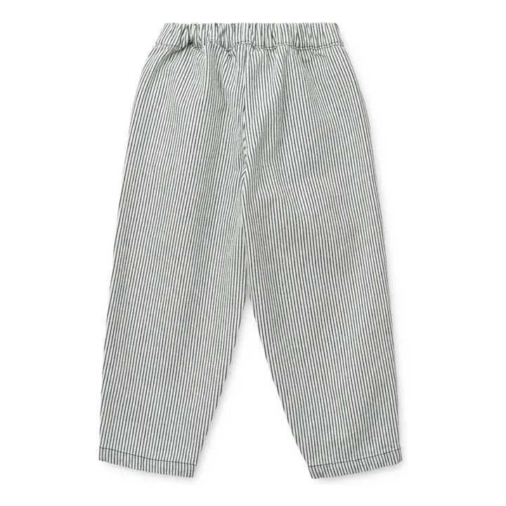 Jean Borris Rayé | Bleu marine- Image produit n°2