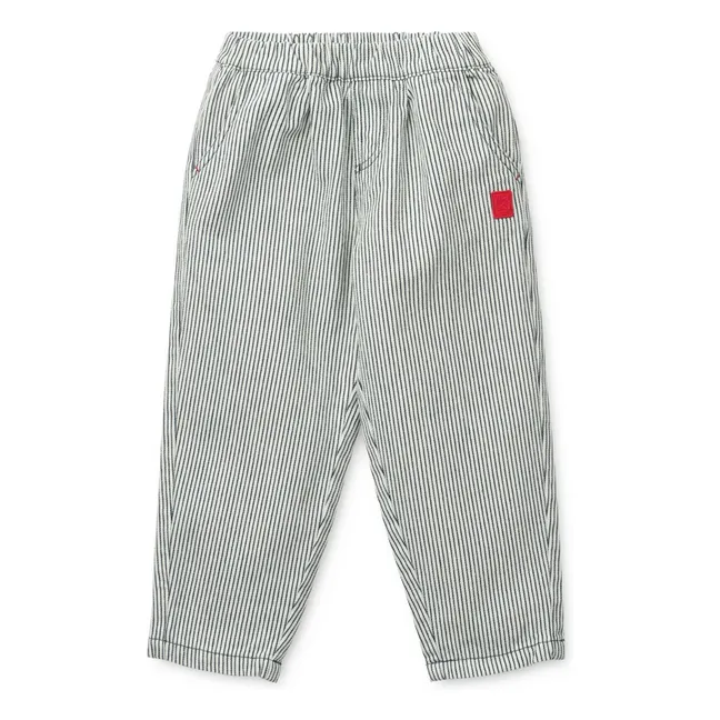 Jean Borris Rayé | Bleu marine