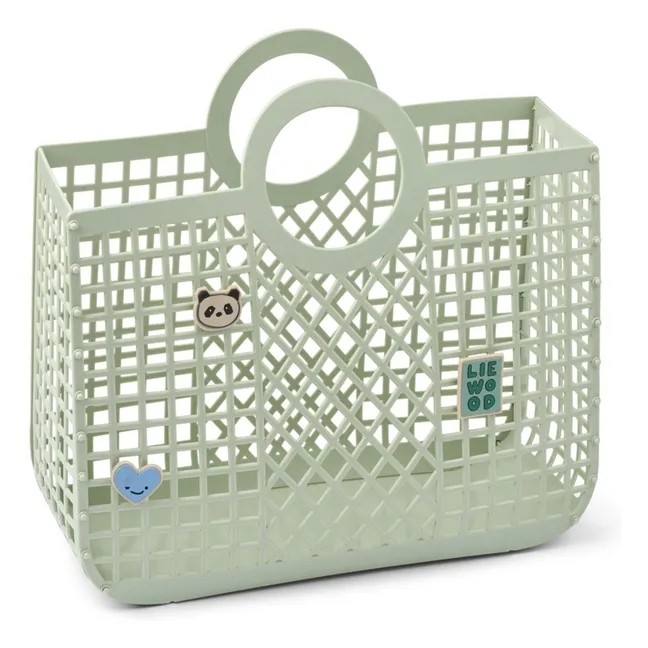 Bloom Charms Korb Recycelte Fasern | Turquoise