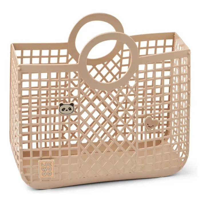 Cesta Bloom Charms Fibras Recicladas | Rosa- Imagen del producto n°0