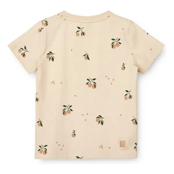 Camiseta de algodón ecológico Apia Peach | Crudo- Imagen del producto n°2