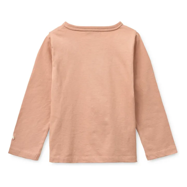 T-shirt Apia Cœurs Coton Bio | Rose- Image produit n°3