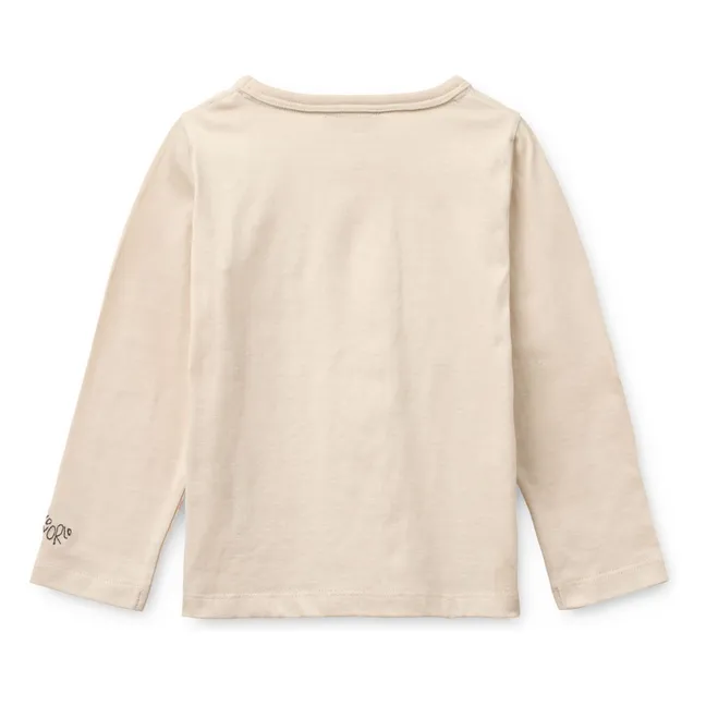 T-shirt Apia Animals in cotone organico | Ecru