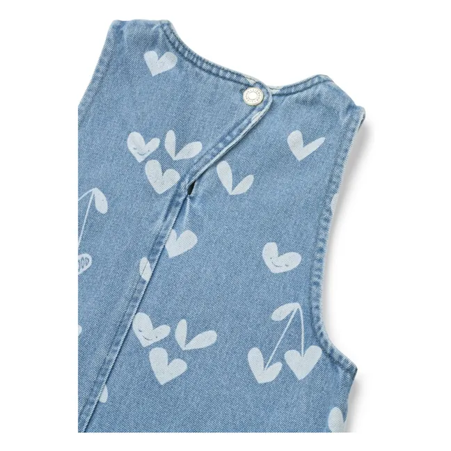 Robe Denim Angelica Cœurs | Bleu