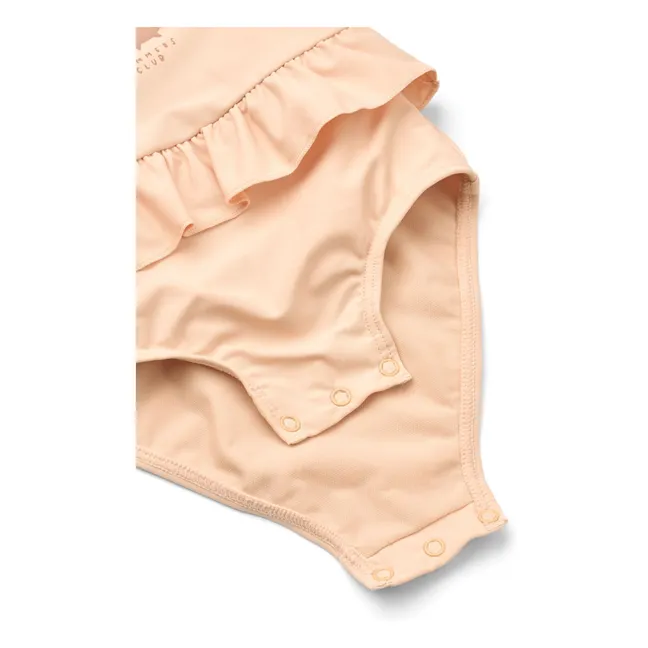 Bañador para bebé Amara Fish-Globe de fibra reciclada | Rosa Pálido