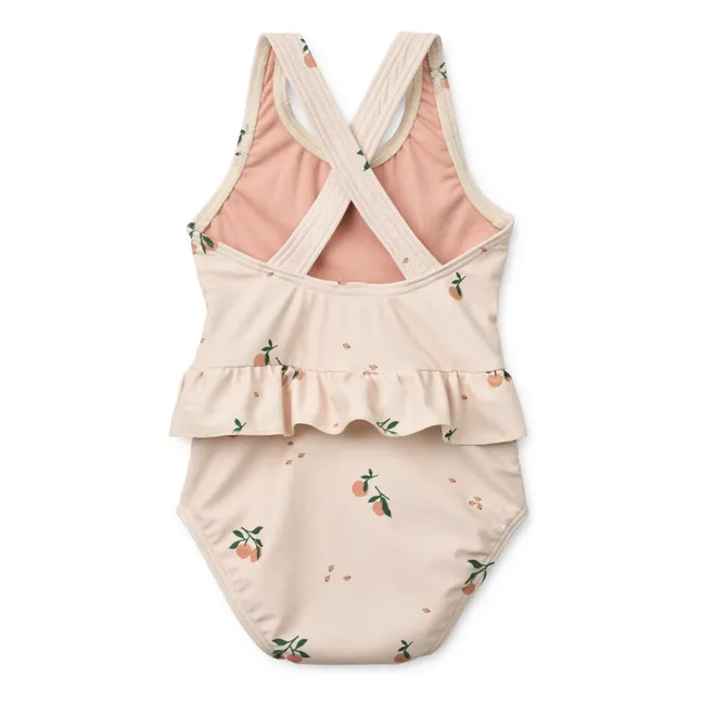 Bañador de bebé de fibra reciclada Amara Peach | Rosa Pálido