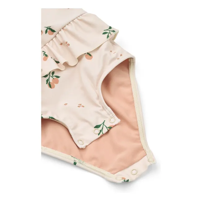Amara Peach Recycled Fiber Baby Swimsuit | Pale Pink