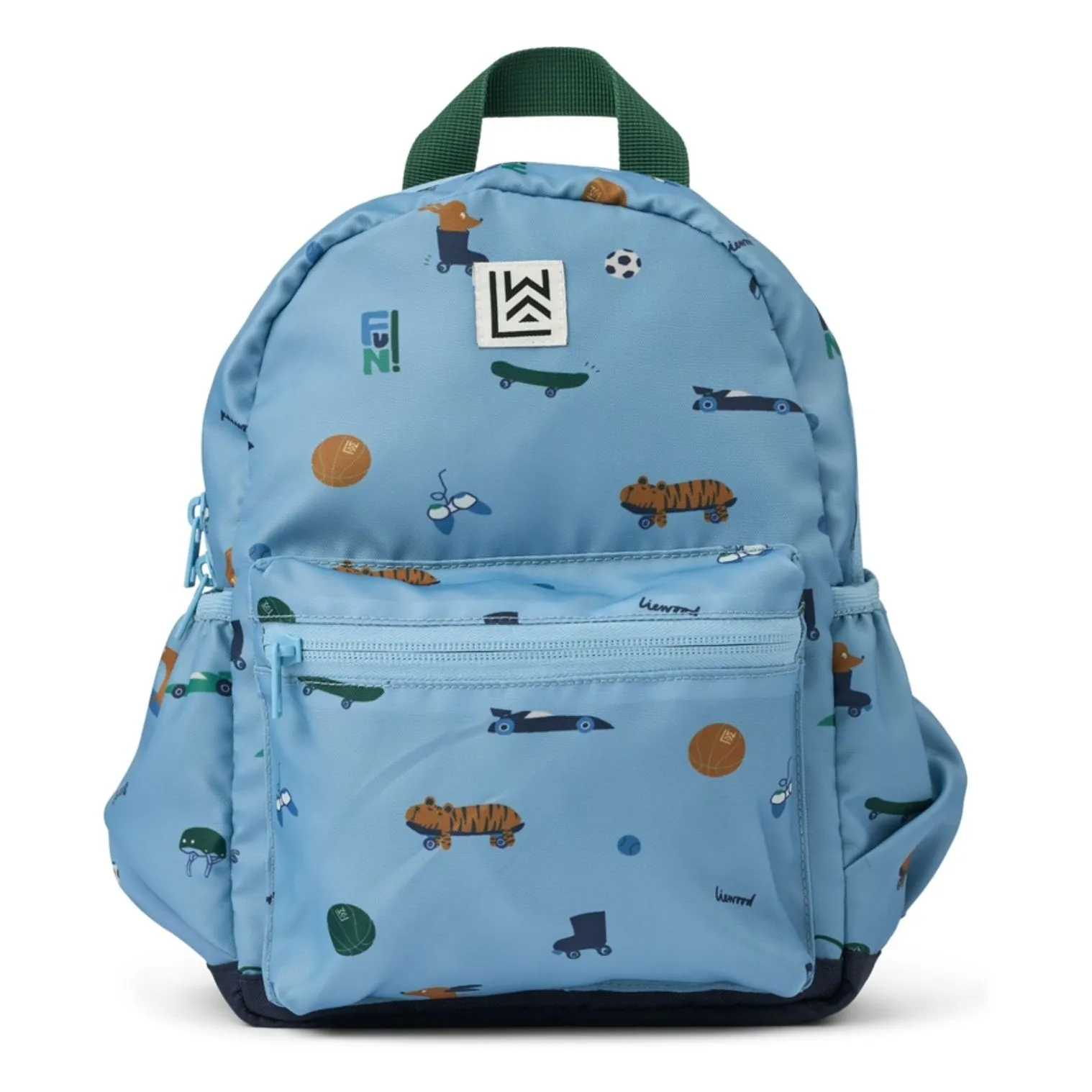 Liewood Blue Andreas Car Backpack Recycled Fiber