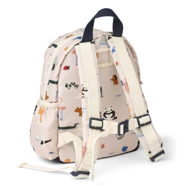 Andreas Animal Backpack Recycled Fiber | Ecru