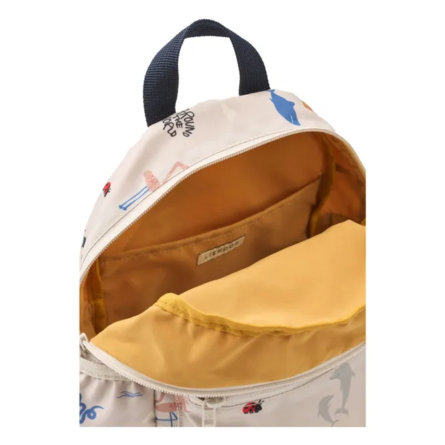 Mochila Andreas Animal Fibra reciclada | Crudo