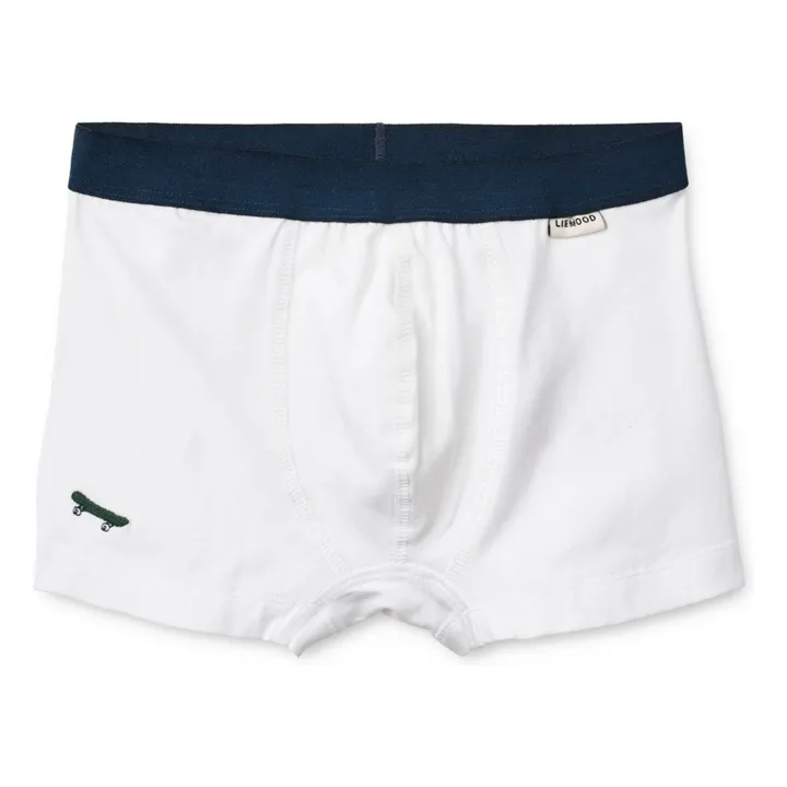 Lot 3 Boxers Marvin Sport Coton Bio | Bleu- Image produit n°1