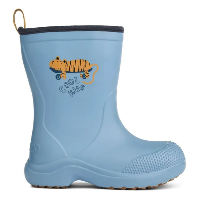 Aston Tiger Rain Boots | Blue