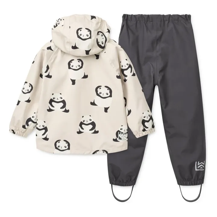 Pedia Pandas Rain Set Fibras Recicladas | Gris Antracita- Imagen del producto n°1