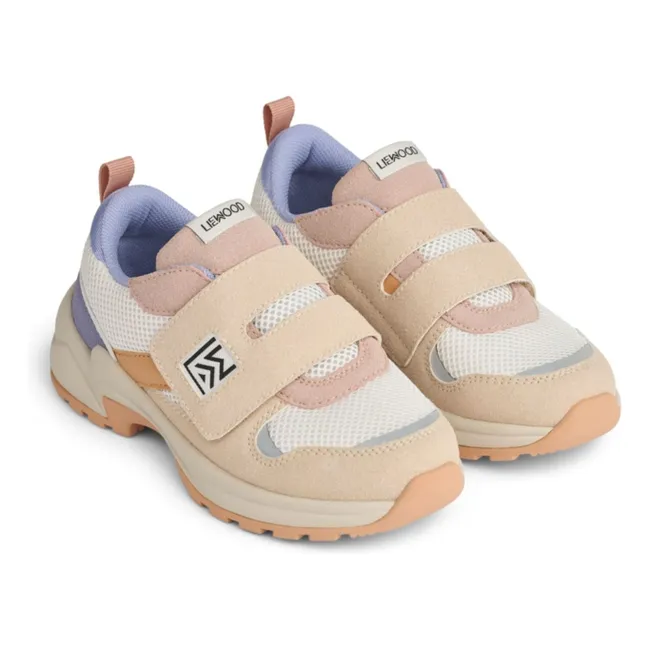 Denisa Mesh Scratch Sneakers | Pale Pink