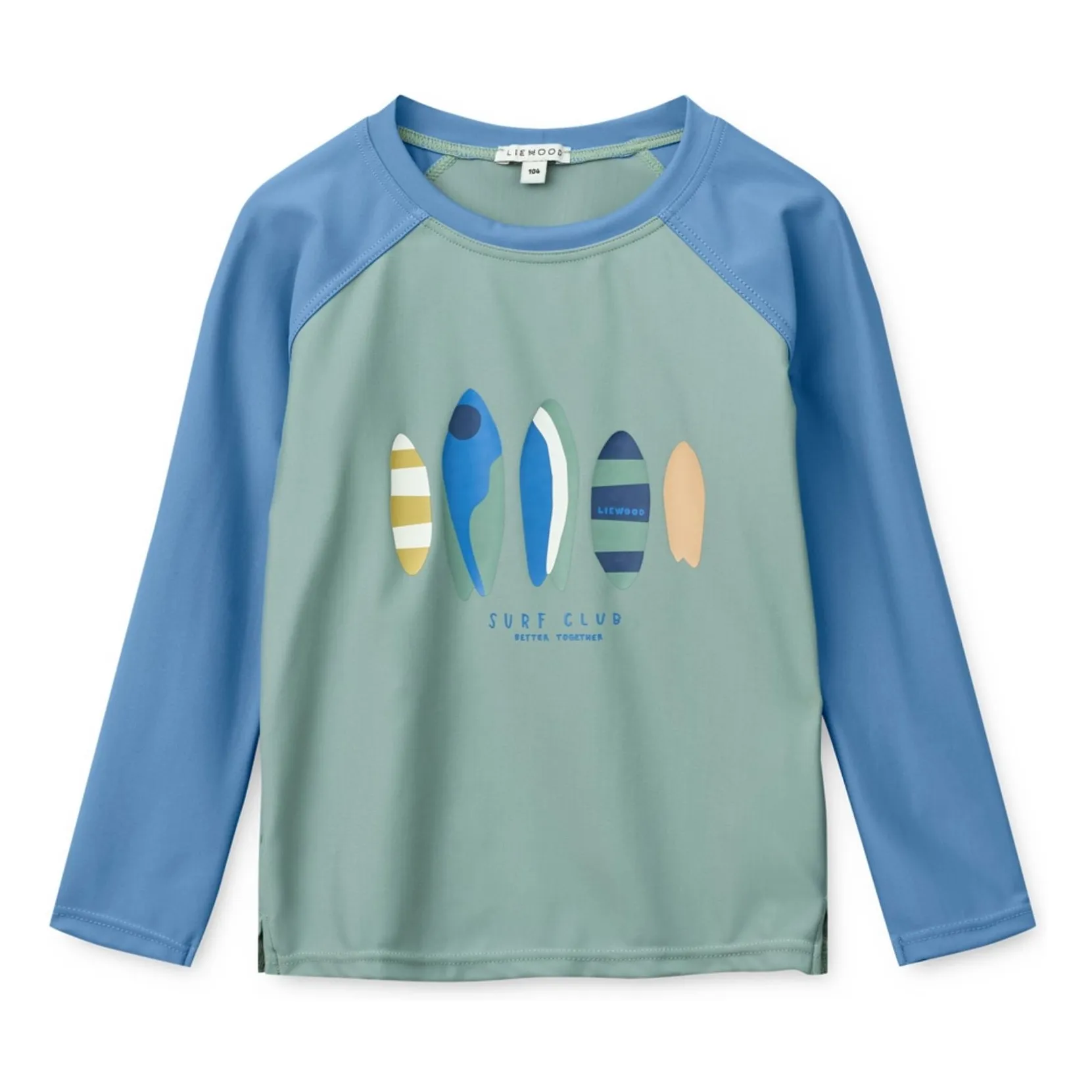 Liewood Blue Noah Surf Uv Protection T-Shirt Recycled Fibers