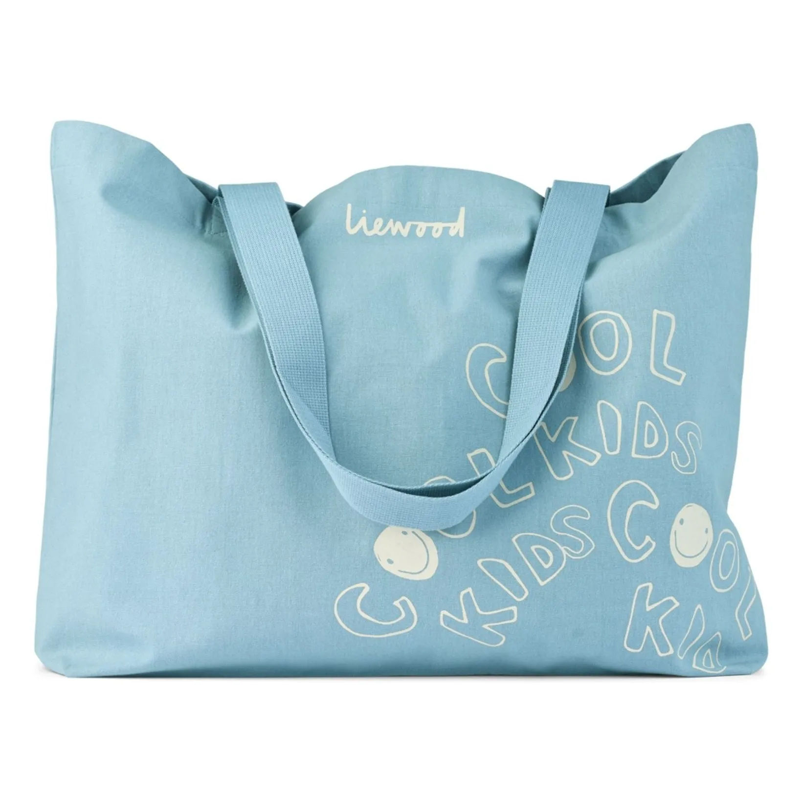 Liewood Blue Tote Bag Big Cool Kids Organic Cotton