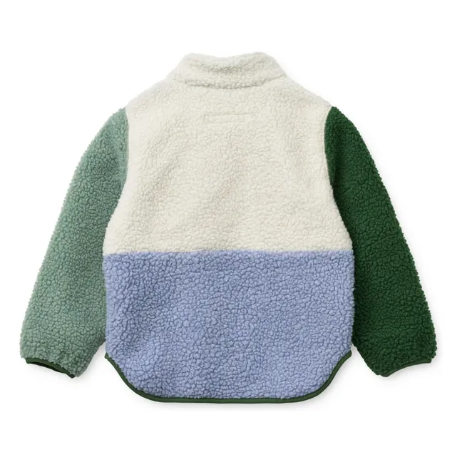 Nolan Sherpa-ähnliche Jacke aus recycelten Fasern | Lavendel