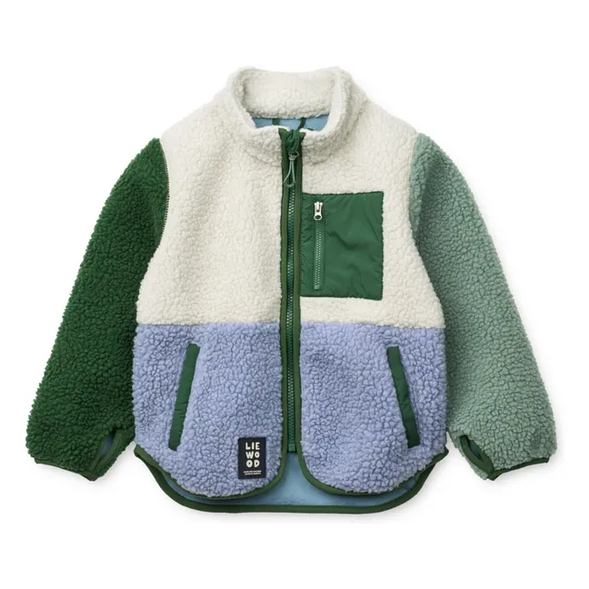 Nolan Recycled Fiber Sherpa Jacket | Lavender