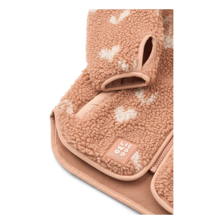 Veste Façon Sherpa Nolan Coeurs Fibres Recyclées | Rose- Image produit n°3