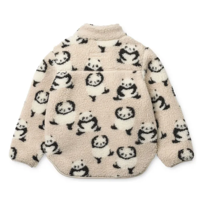 Chaqueta Sherpa Nolan Pandas Fibra Reciclada | Beige- Imagen del producto n°5