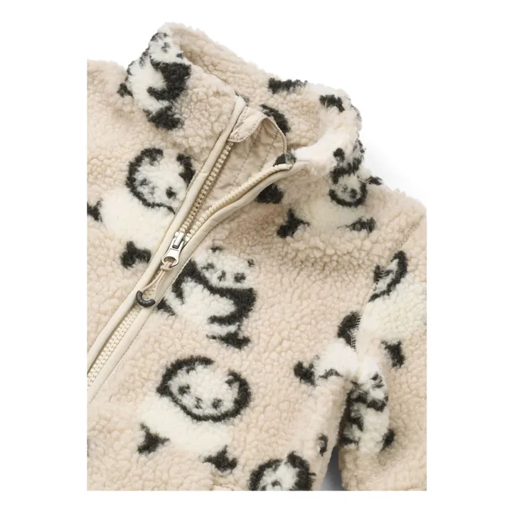 Chaqueta Sherpa Nolan Pandas Fibra Reciclada | Beige- Imagen del producto n°3