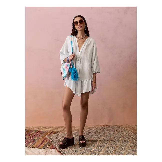 Robe Chemise La Ponche Lin | Blanc