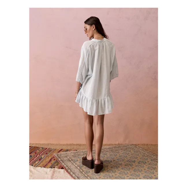 Dress Shirt La Ponche Linen | White