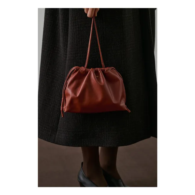 Borsa Suzette in pelle | Acajou