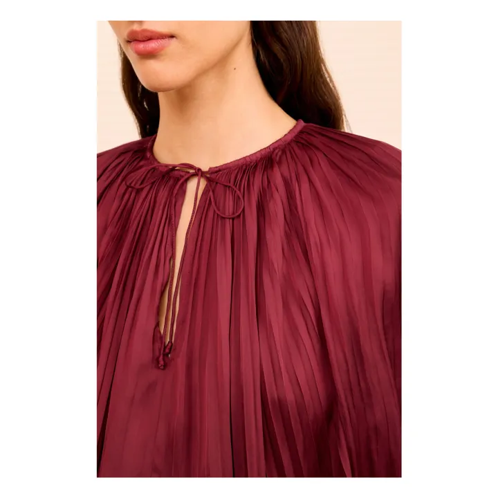 Blouse Electra  | Bordeaux- Image produit n°3