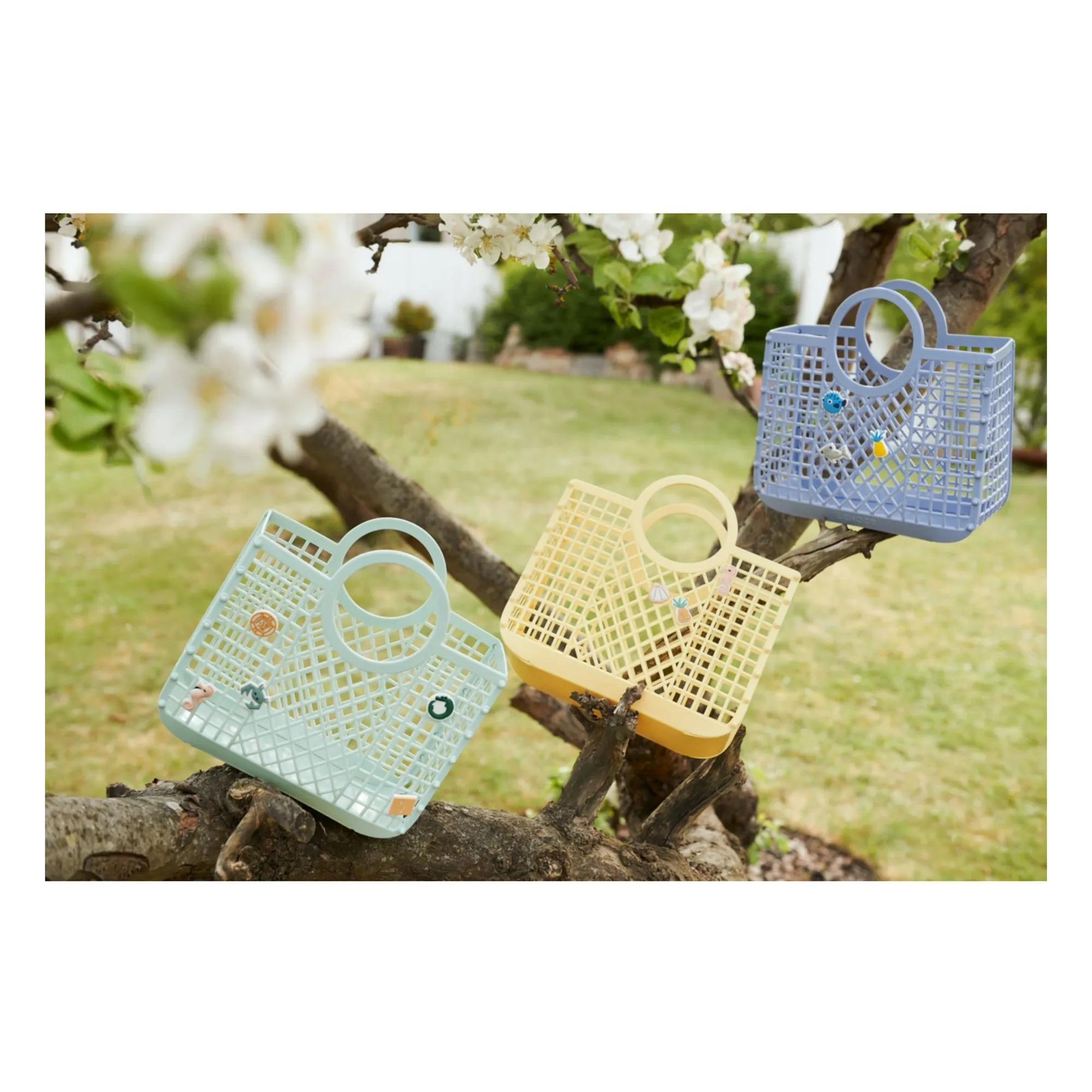 Panier Samantha Charms Fibres Recyclées | Lavande- Image produit n°2