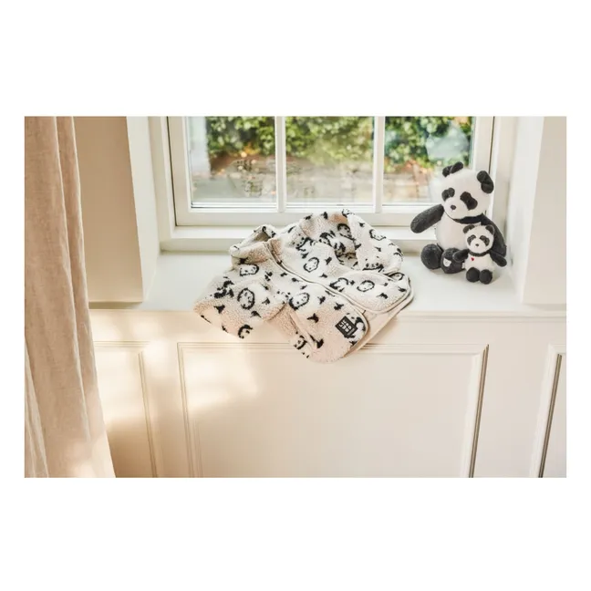 Sherpa Nolan Pandas Jacke aus recycelten Fasern | Beige