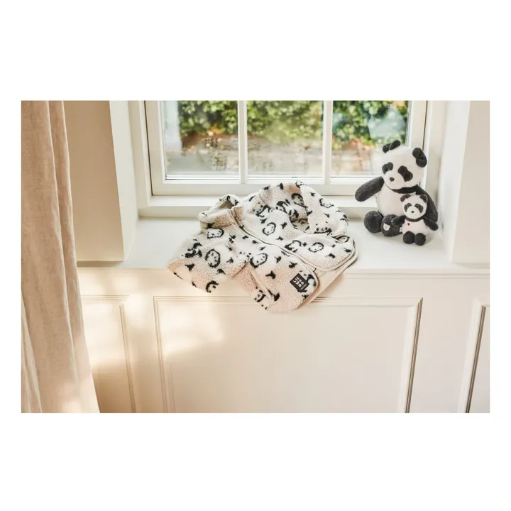 Chaqueta Sherpa Nolan Pandas Fibra Reciclada | Beige- Imagen del producto n°2
