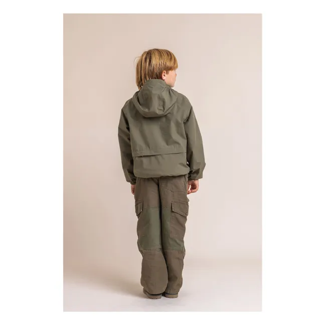 Bastille Waterproof Windbreaker Recycled fiber | Khaki