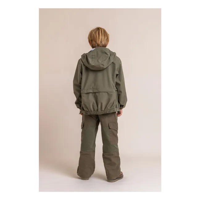 Bastille Waterproof Windbreaker Recycled fiber | Khaki