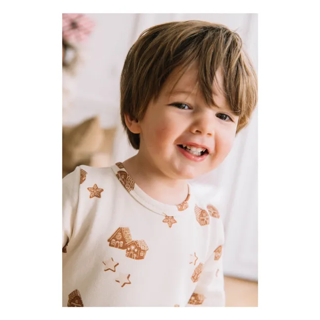 Pyjama Chubby Weihnachten Bio-Baumwolle | Seidenfarben