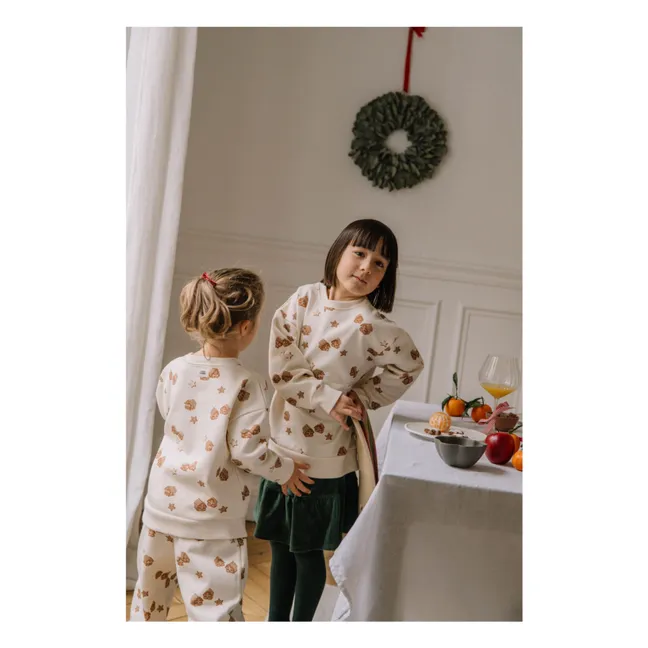 Jupe Samba Velours Coton Bio | Vert sapin